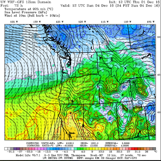 Posssible snow Sunday
Cool temps with lingering moisture = possible snow Sunday a.m..
