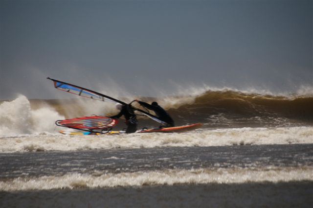 Rude aggro locals (Chubbs) taking unkindly to having their wave snaked  :)
