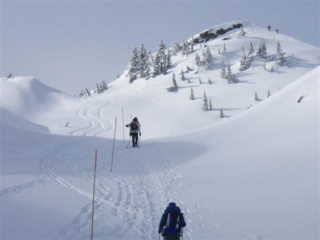 Tracks on 1st Peak upon arrival
