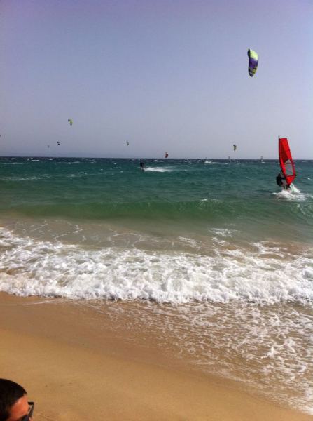 Tarifa times
Levante 40-45 knots on my 5m!!!
