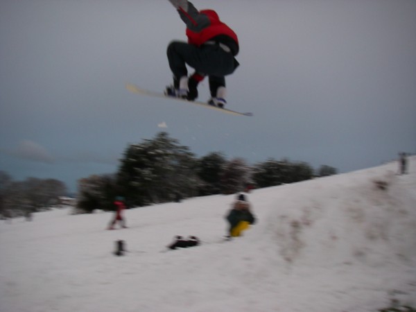 Erik Flying High at Beacon Hill (jump #1)
