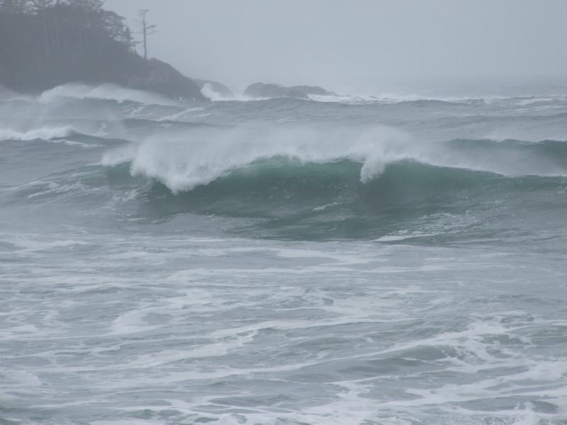 Sunset point looking at Cox Bay.  Holy Crap.
