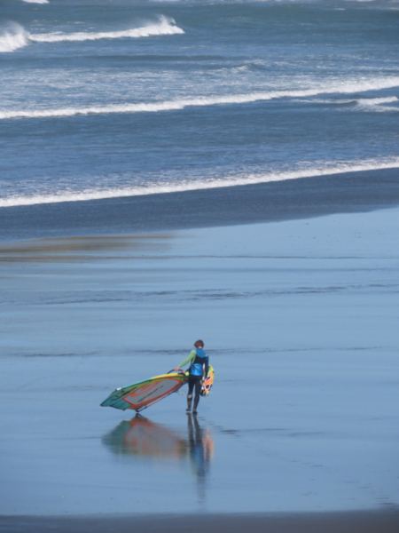 Walking out (Ben at the Cape)
