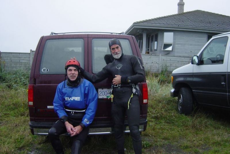 Columbia Beach
Don and Art on a coffe break 
