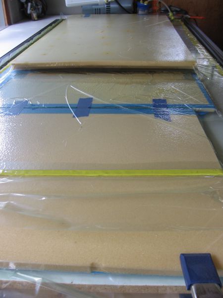 vacuum bagged torsion box
