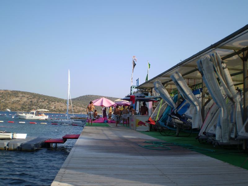 Bitez Beach Bodrum
Better equipment rental shop at Bitez Beach
