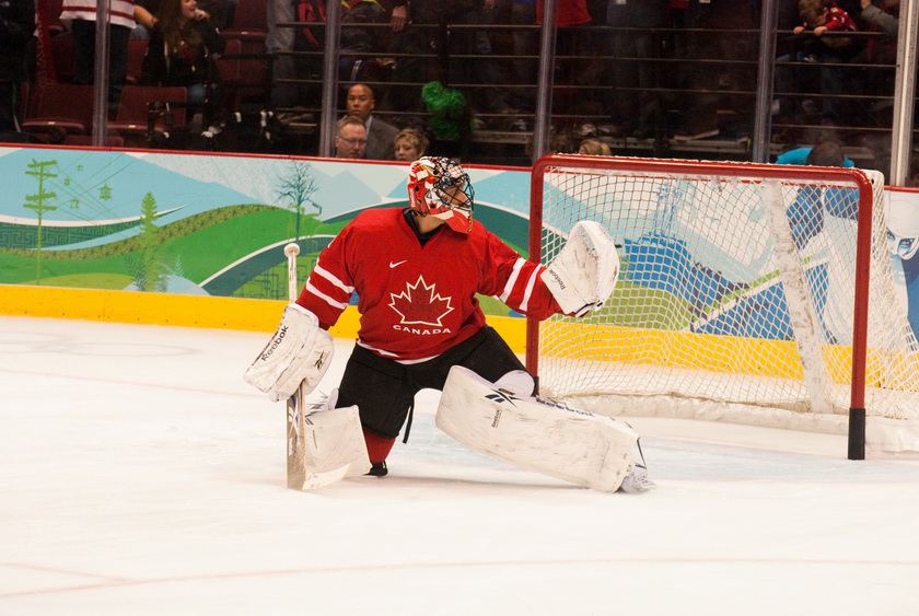 olympic pic for the canuck fans
roberto loungo warming up for the elimination game vs the germans. he led canada to an 8-2 win. 
