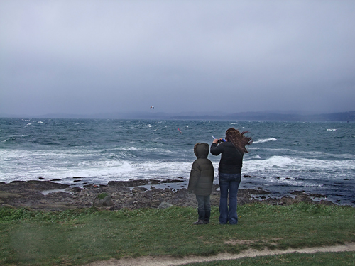 Wife and child (?) watching off Clover Point
Hi-Res professional  prints available, archival paper, various sizes. Please contact via e-mail. Thank you.
