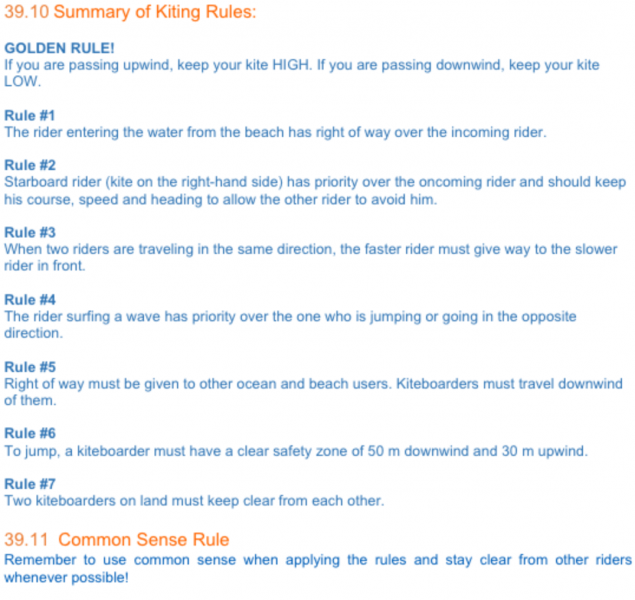 I.K.O. RIGHT OF WAY
Taken from Assistant Instructor's Manual

