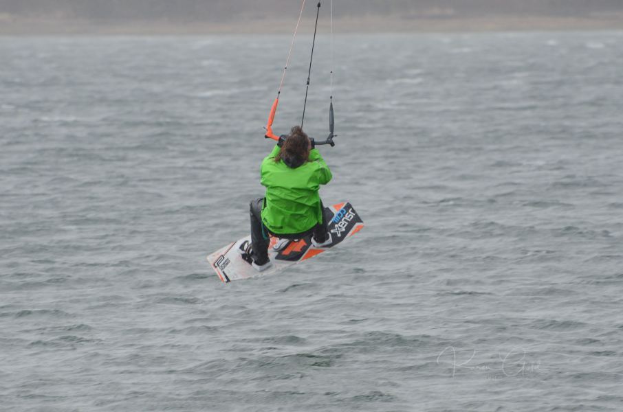 Kite Boarding Jump
